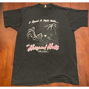 Vintage I Spent A Night With The Hollywood Hunks Single Stitch T Shirt Size XL